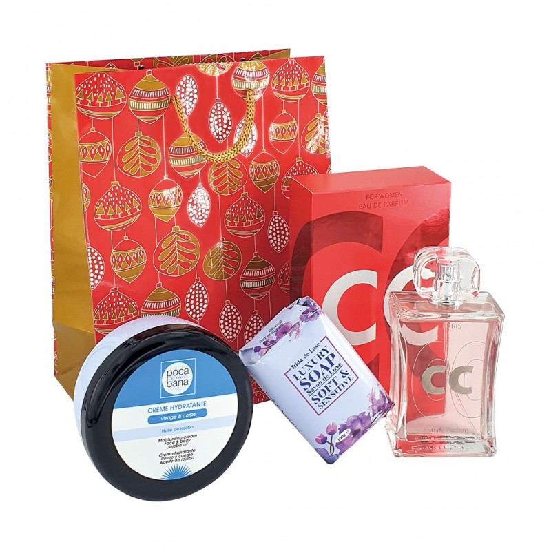 Coffret Tole Femme Aqua Flore